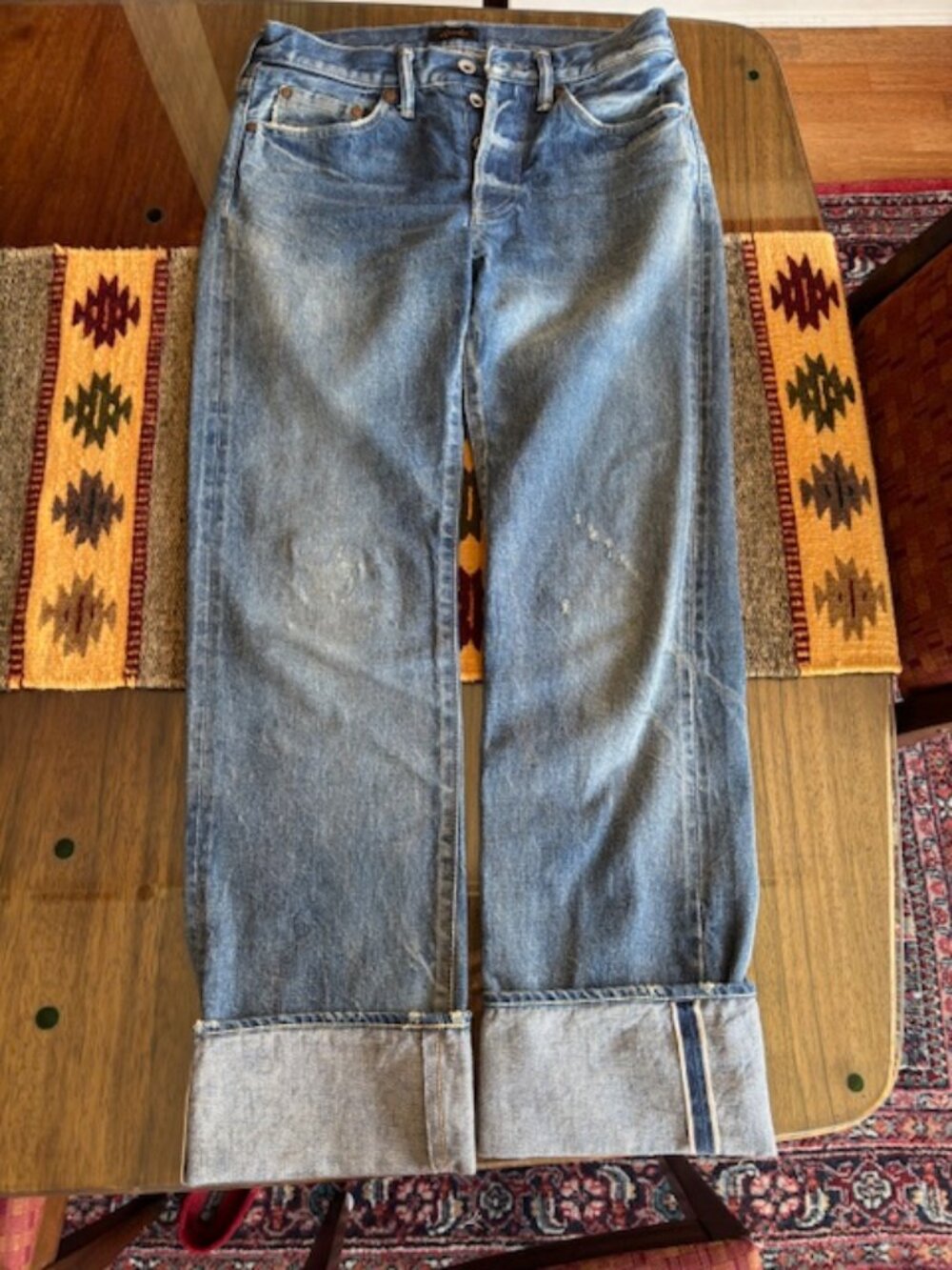 Chimayo straight leg jean - Japanese designer jean